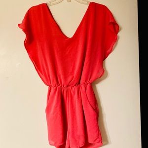 Hot pink romper 💗